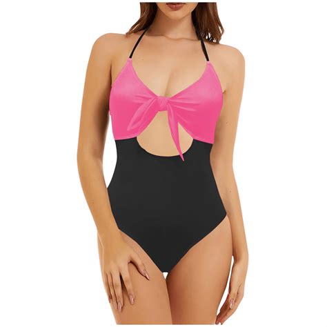 Wamans Plus Size Bikini Women Bikini Print Strappy Back Set Swimsuits Plus Size Bathing Suits