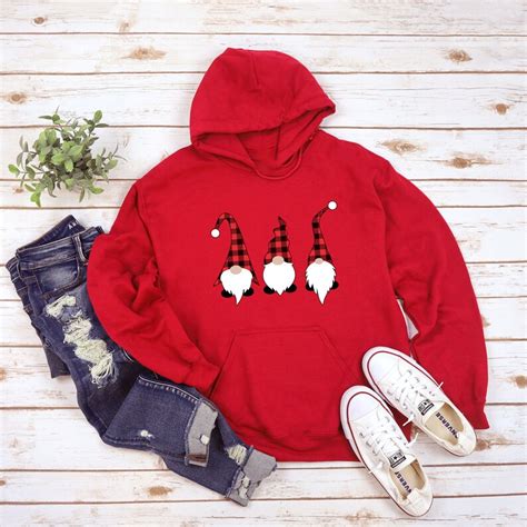 Christmas Gnomes Sweatshirt Gnome Christmas Sweatshirt Etsy