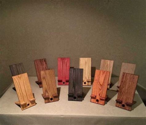 Wooden Phone Stand Holder Etsy In Wood Projects That Sell