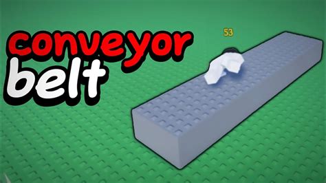 How To Make A Conveyor In The Chosen One Roblox Youtube