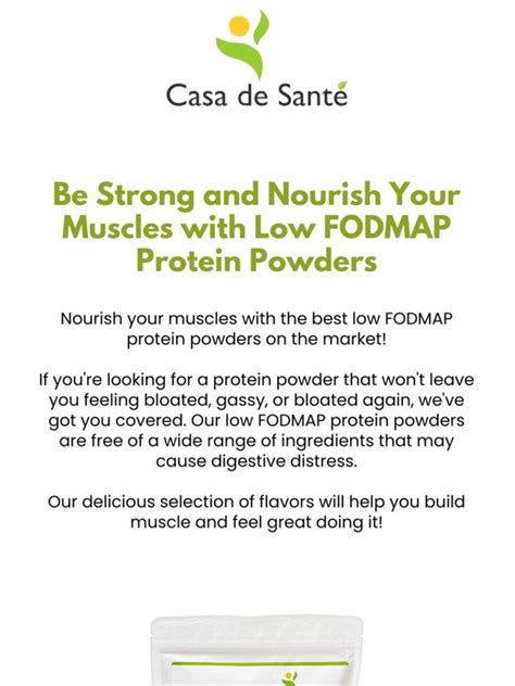 Casa De Sante The Best Low Fodmap Protein Powders On The Market Milled