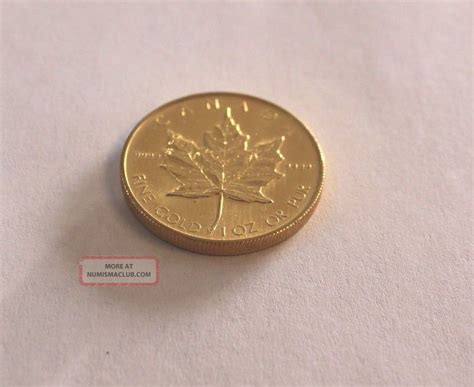 1oz Canadian Maple Leaf Gold Coin 31. 1g Ships