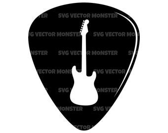 Electric Guitar Svg Vector Cut File For Cricut Silhouette Etsy Canada