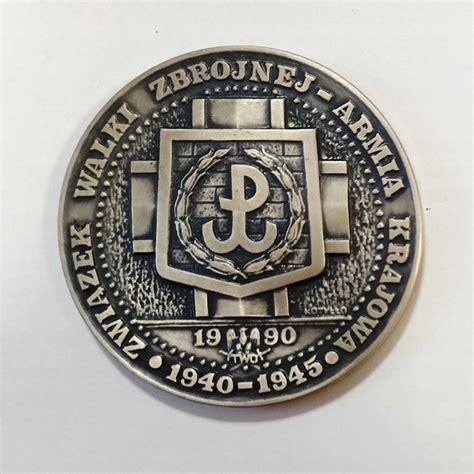 Medal Związek Walki Zbrojnej Armia Krajowa Rowecki 12761775433