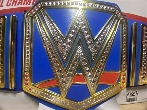 Wwe Universal Championship Belt Blue Brand New In Box Bluniversal