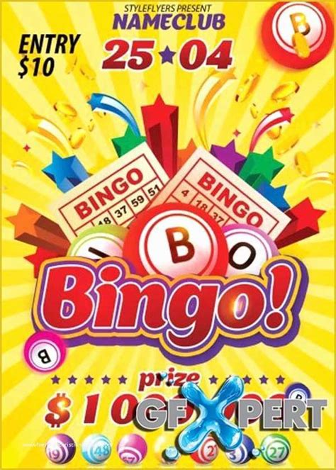 Free Bingo Night Flyer Template Of 8 Bingo Flyer Design Templates Psd ...