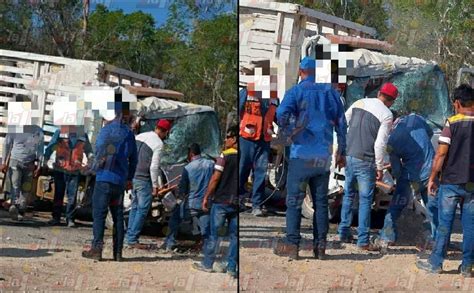 Accidente En La M Rida Canc N Deja Una Persona Prensada