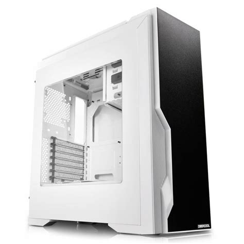 Deepcool Dukase V Windowed Mid Tower Atx Case White Dukwh Bl