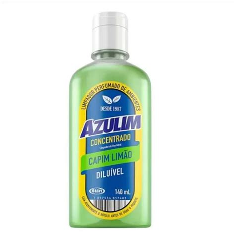 Azulim limpador concentrado capim limão 140 ml Ludi Distribuidora de