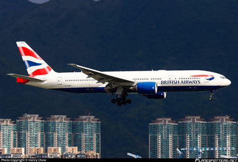 G YMMT British Airways Boeing 777 236ER Photo By Henry Chow ID