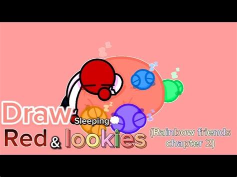 Draw Red Lookies Rainbow Friends Chapter 2 Ibis Paint X YouTube