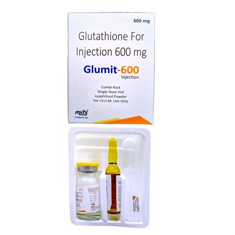 Glumit 600 Mg Glutathione Injection Packaging Type Box Packaging