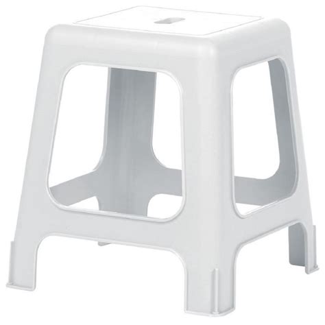 Tabouret Classique Allibert Blanc Achat Vente Marchepied Tabouret