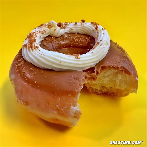 Krispy Kreme Biscoff Cookie Butter Cheesecake Doughnut Limited Time M Snaxtime