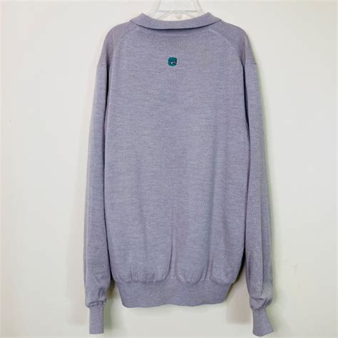 Fairway Greene Italian Merino Wool Mens Sweater Pu Gem