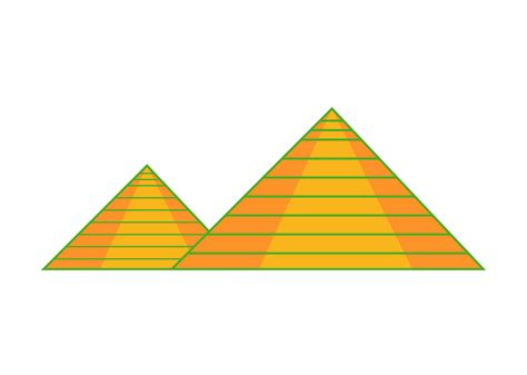 pyramid shape icon or symbol design 8353637 Vector Art at Vecteezy