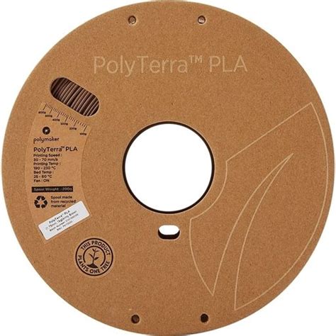 Polymaker PolyTerra PLA Army Brown 3DJake Österreich