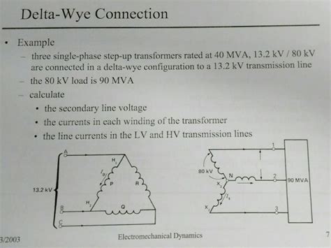 Solved Delta Wye Connection Example Three Single Phase Chegg