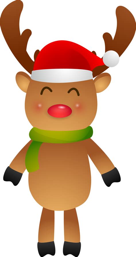 Desenho De Renas Fofas De Natal 11288224 Png