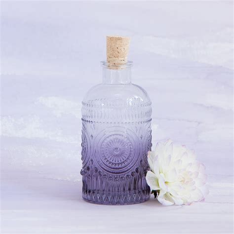 Lavender Glass Deco Bottles By Minted Minted