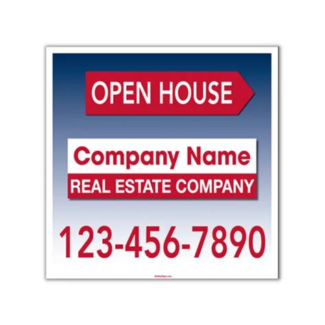 Primo Open House Signs – Real Estate