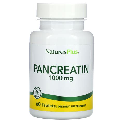 Nature S Plus Pancreatin Mg Tablets Iherb