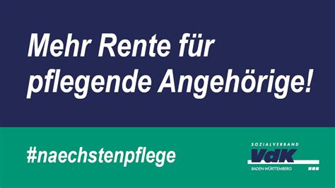 Mehr Rente für pflegende Angehörige YouTube