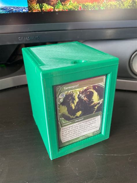 3d Printed Deck Box For 100 Cards Perfect For Magic The Gathering Commander Decks Etsy