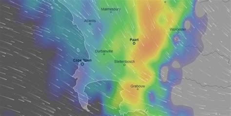 Cape Town Weather Forecast Massive Rainfall Forecast For Monday April