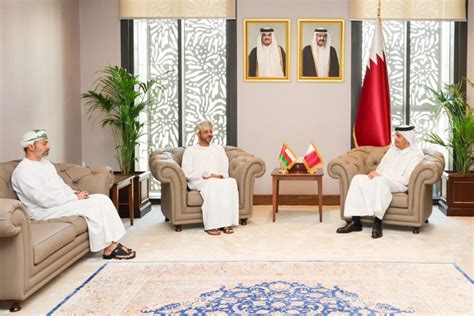 Foreign Minister meets Qatari Foreign Minister - www.fm.gov.om