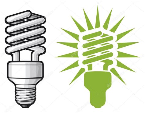 Energy Saving Light Bulb Stock Vector By ©tribaliumivanka 12800739