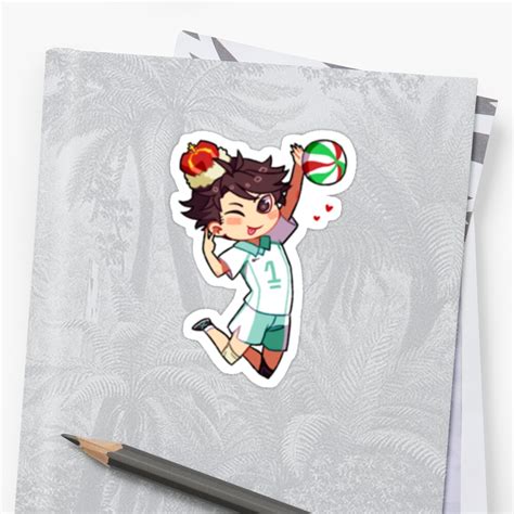 Haikyuu Sticker Oikawa Stickers By Marburusu Redbubble