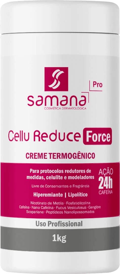 Creme De Massagem Lipo H Cellu Reduce Force Samana Kg