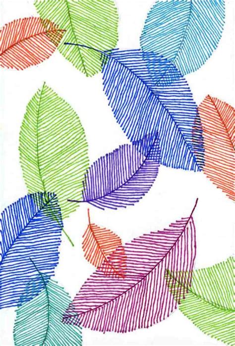 Easy Leaf Line Art Project Tutorial