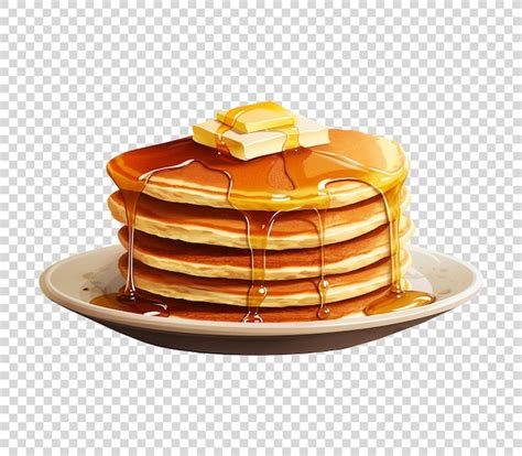 Premium Psd Pancakes Isolated On Transparent Background