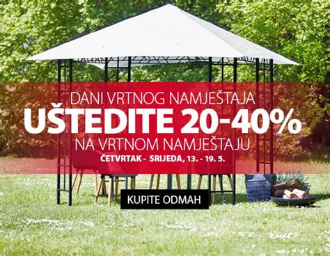 Jysk webshop akcija Dani vrtnog namještaja