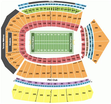 Cardinal Football Stadium Seating Chart - Stadium Seating Chart