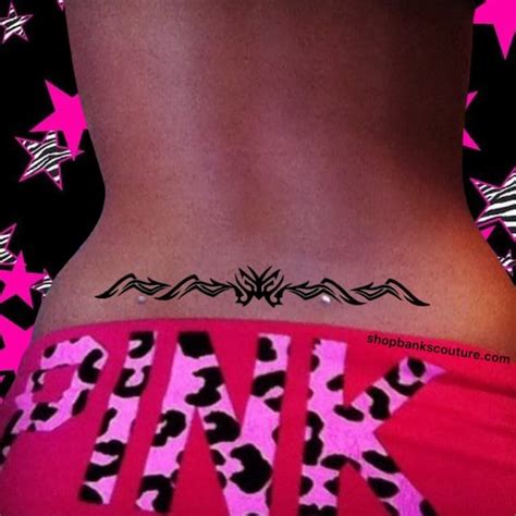 Back Tramp Stamp Tattoo Etsy