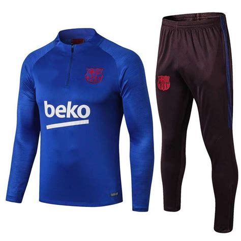 Barcelona Tracksuit Blue 2019 Buy Football Tracksuits Online In India