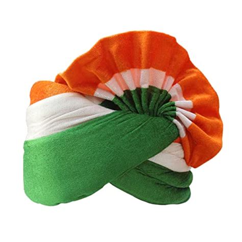 Buy Krypmax Unisex Tricolor Patriotic Tiranga Pagdi Turban For