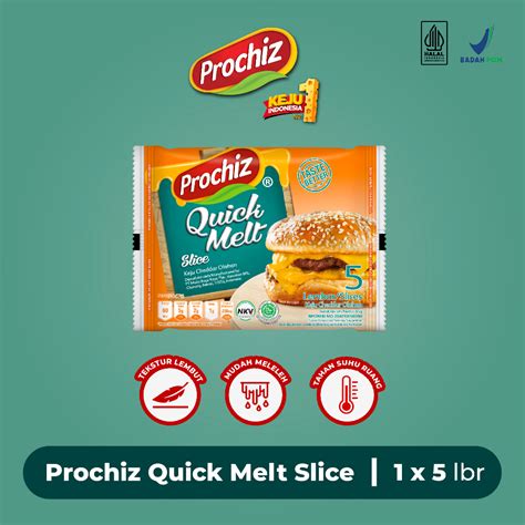 Jual Keju PROCHIZ Quick Melt Slice 5s Shopee Indonesia