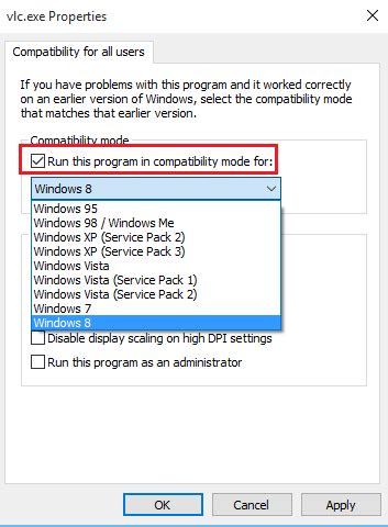 How To Change Compatibility Mode Settings For Apps In Windows