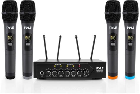 Amazon Pyle UHF Wireless Microphone System PA Public Address Mic