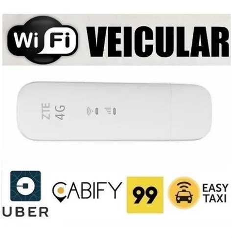 Modem Wifi Veicular G Taxi Uber Zte S Lte Desbloqueado