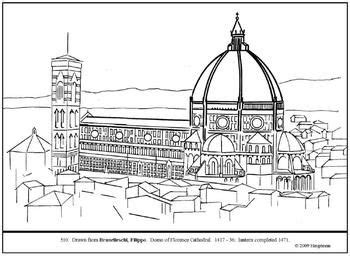 Famous Italy Landmarks Coloring Pages Coloring Pages