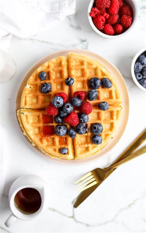 Easy 3 Ingredient Protein Waffles Recipe Basics With Bails