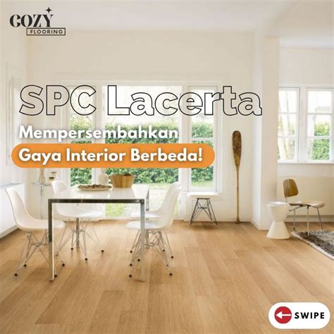 Jual Lantai Spc Lacerta Tebal Mm Sudah Ada Ixpe I Mudah Pasang System