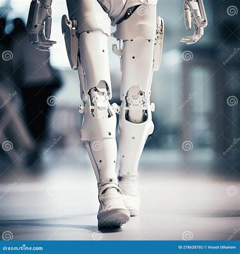 Robot Cyber Future Futuristic Humanoidadvanced Robotic Exoskeleton