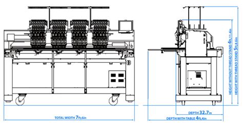 Texmac S Hcr3 1504 Embroidery Machine