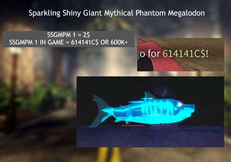 Fisch Limited Sparkling Shiny Giant Mythical Phantom Megalodon Best